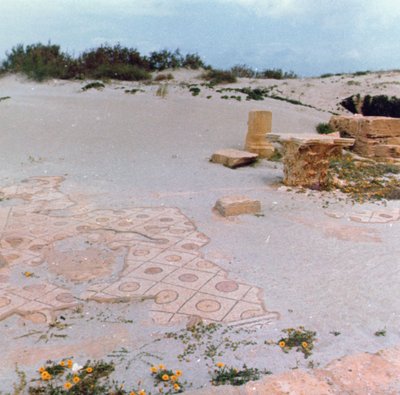 Excavations in the dunes by Roman